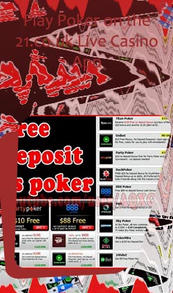 No deposit free poker