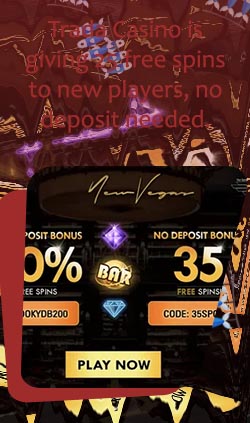 Trada casino 50 free spins no deposit bonus